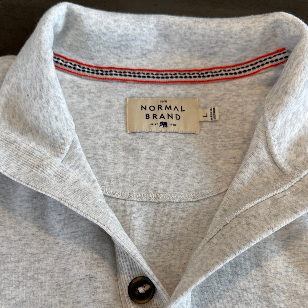 The Normal Brand Heather Gray Polo